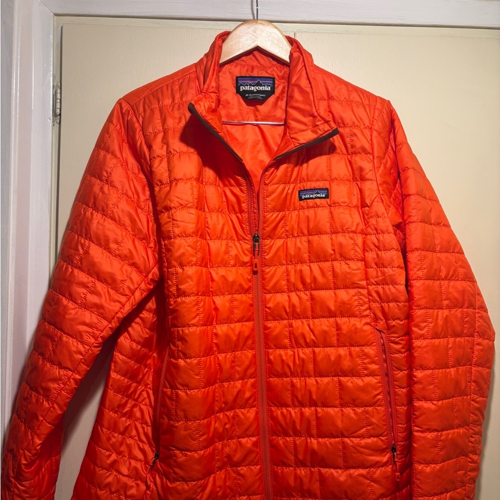 Patagonia Women's Bright Orange Puffer Jacket